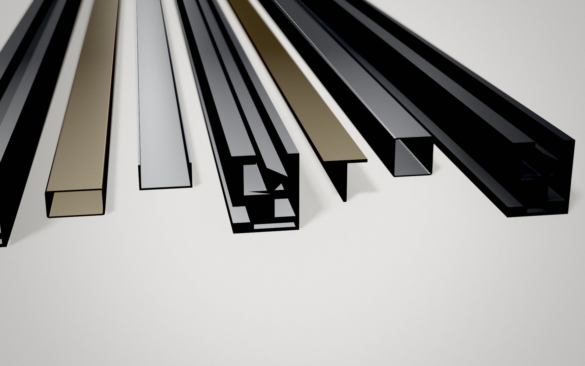 Visualisation 3D d’illustration — atelier aluminium